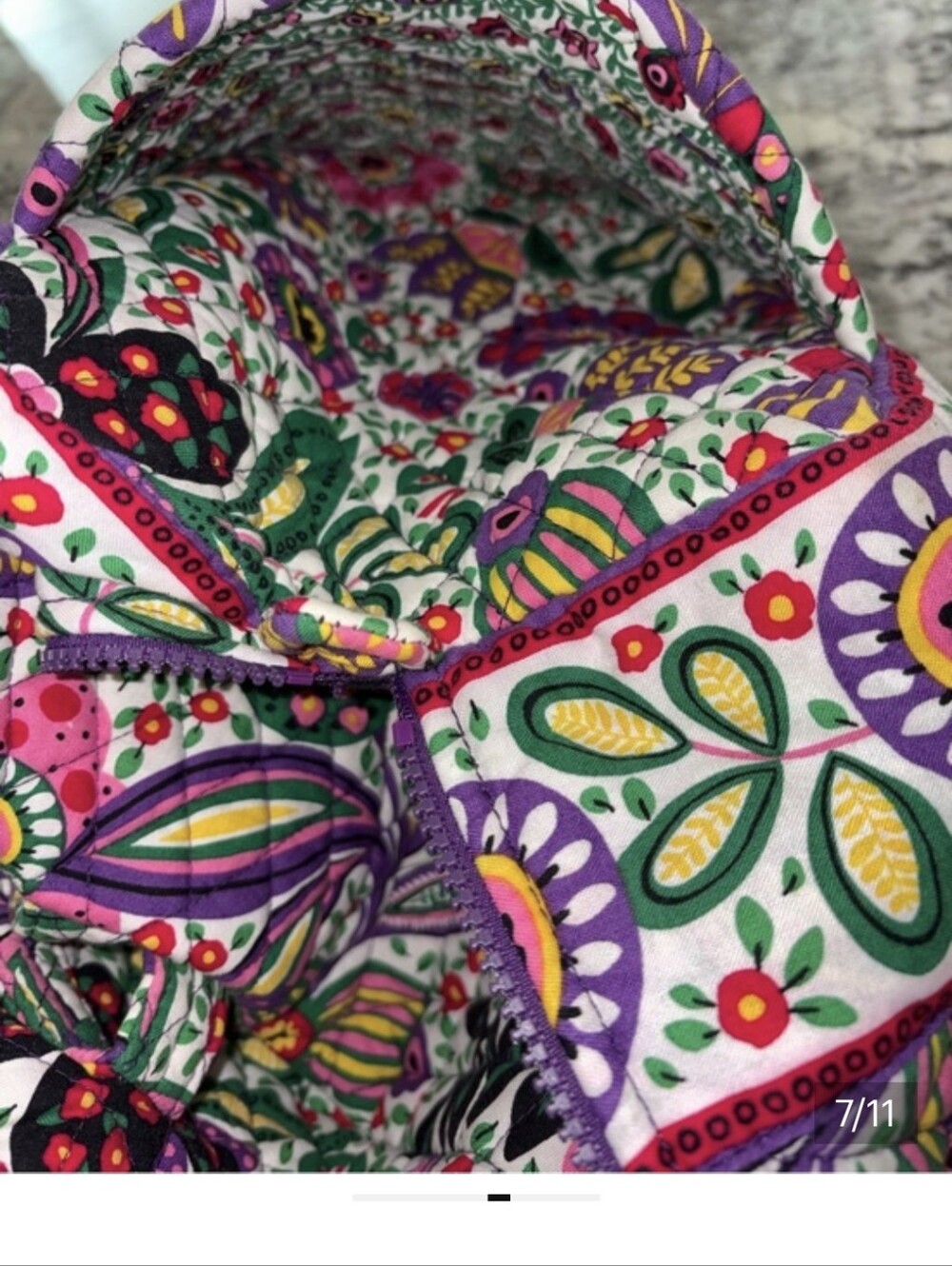EXTRA LARGE Vera Bradley Duffle Bag - Picture 7 of 11